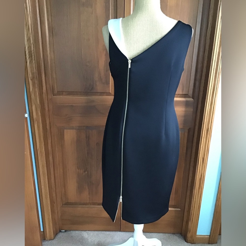 Calvin Klein Scuba Sheath Dress, Size 10 - Picture 3 of 4